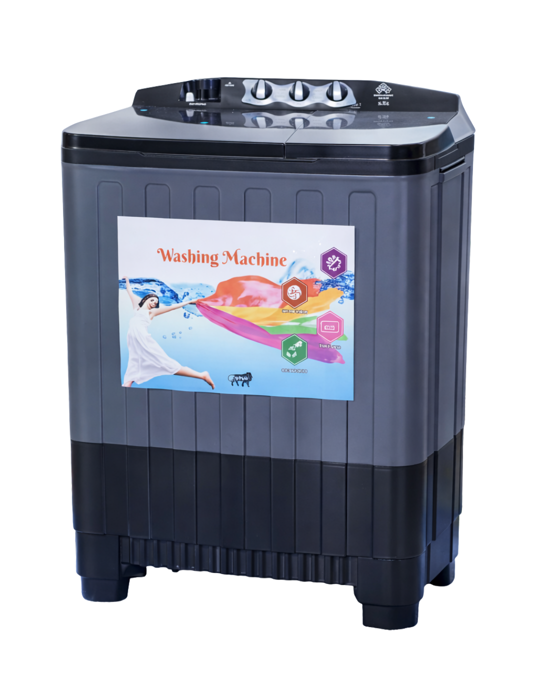 7.5 KG SEMI AUTOMATIC WASHING MACHINE